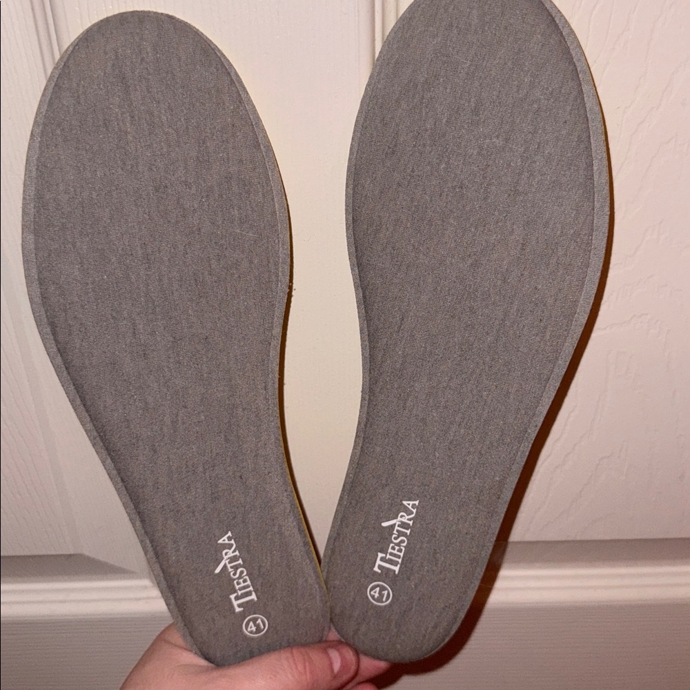 Tiestra Gray Insoles-OPENED BUT NEVER USED